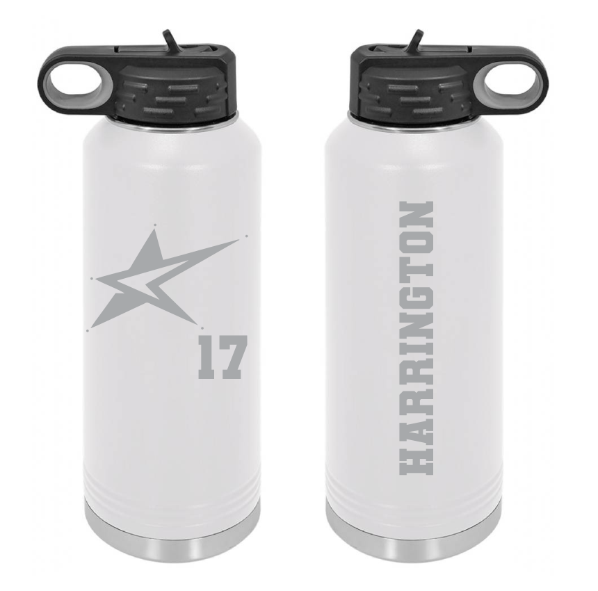 Star, White · gray artwork, front and back