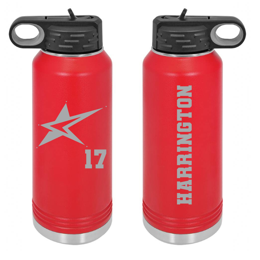 Star, Red · gray artwork, front and back