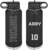 Texas Tornados Team Water Bottle (Vert Max Design)