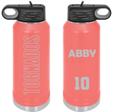 Texas Tornados Team Water Bottle (Vert Max Design)