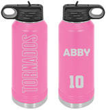 Texas Tornados Team Water Bottle (Vert Max Design)