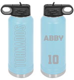 Texas Tornados Team Water Bottle (Vert Max Design)