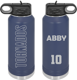 Texas Tornados Team Water Bottle (Vert Max Design)