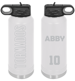 Texas Tornados Team Water Bottle (Vert Max Design)